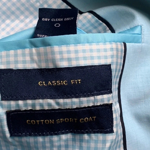 Stafford Jacket Blazer Teal Size 50R NWT - Picture 10 of 13